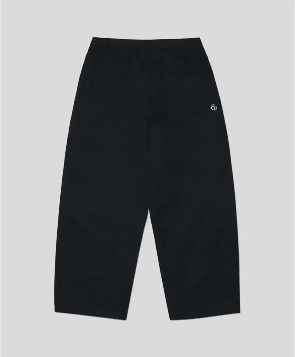 노매뉴얼 SYMBOL WIDE PANTS BLACK